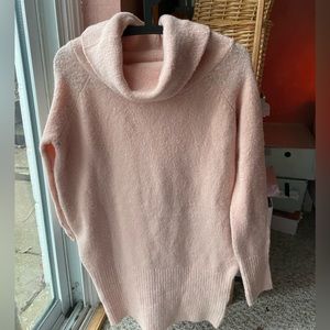 ⚡️2/$20 REVOLVE Women’s baby pink turtle neck sweater dress